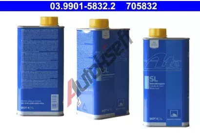 ATE Brzdov kapalina SL DOT 4 1 l AT 705832, 03.9901-5832.2
