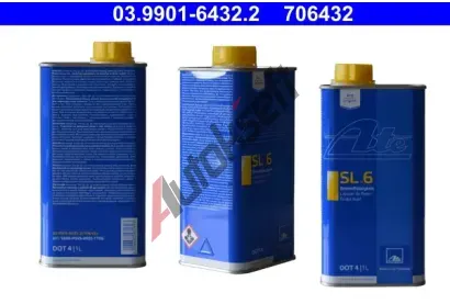 ATE Brzdov kapalina SL.6 DOT 4 1 l AT 706432, 03.9901-6432.2