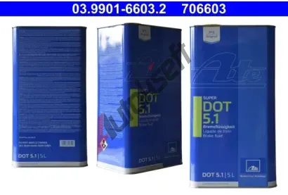 ATE Brzdov kapalina SUPER DOT 5.1 5 l AT 706603, 03.9901-6603.2