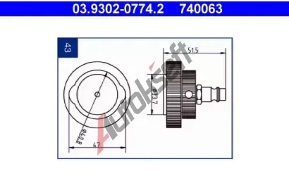 ATE Odsávač AT 740063, 03.9302-0774.2 ATE Odsávač AT 740063, 03.9302-0774.2