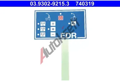 ATE F�liov� kl�vesn., plnic�/odvzd. jed. (brzd. hydraul.) AT 740319, 03.9302-9215.3