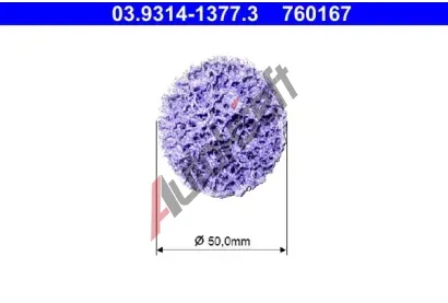 ATE istic kotou - istic souprava - nboj kola AT 760167, 03.9314-1377.3