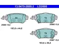 Sada brzdovch destiek ATE ‐ AT LD2600
