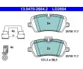 Sada brzdovch destiek ATE ‐ AT LD2604