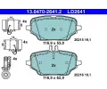 Sada brzdovch destiek ATE ‐ AT LD2641