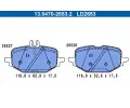 Sada brzdovch destiek ATE ‐ AT LD2653