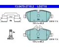 Sada brzdovch destiek ATE ‐ AT LD2710