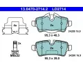 Sada brzdovch destiek ATE ‐ AT LD2714