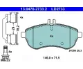 Sada brzdovch destiek ATE ‐ AT LD2733