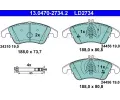 Sada brzdovch destiek ATE ‐ AT LD2734