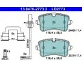 Sada brzdovch destiek ATE ‐ AT LD2773