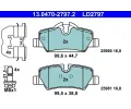 Sada brzdovch destiek ATE ‐ AT LD2797