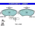 Sada brzdovch destiek ATE ‐ AT LD2837