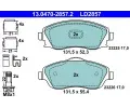 Sada brzdovch destiek ATE ‐ AT LD2857