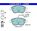 ATE Sada brzdovch destiek Ceramic ‐ AT LD3826