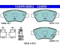 Sada brzdovch destiek ATE ‐ AT LD3839