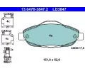 Sada brzdovch destiek ATE ‐ AT LD3847