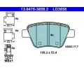 Sada brzdovch destiek ATE ‐ AT LD3858