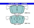 Sada brzdovch destiek ATE ‐ AT LD3866