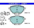Sada brzdovch destiek ATE ‐ AT LD3871