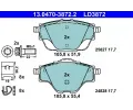 Sada brzdovch destiek ATE ‐ AT LD3872