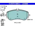 Sada brzdovch destiek ATE ‐ AT LD3880