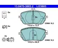 Sada brzdovch destiek ATE ‐ AT LD3883