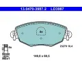 Sada brzdovch destiek ATE ‐ AT LD3987