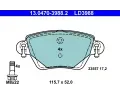 Sada brzdovch destiek ATE ‐ AT LD3988