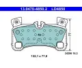 Sada brzdovch destiek ATE ‐ AT LD4850