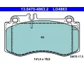 Sada brzdovch destiek ATE ‐ AT LD4863