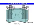 Sada brzdovch destiek ATE ‐ AT LD4870