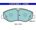 Sada brzdovch destiek ATE ‐ AT LD4884