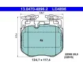 Sada brzdovch destiek ATE ‐ AT LD4896