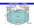 Sada brzdovch destiek ATE ‐ AT LD4897