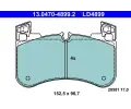 Sada brzdovch destiek ATE ‐ AT LD4899