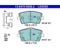 Sada brzdovch destiek ATE ‐ AT LD5520