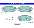 Sada brzdovch destiek ATE ‐ AT LD5522