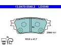 Sada brzdovch destiek ATE ‐ AT LD5540