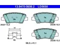 Sada brzdovch destiek ATE ‐ AT LD5650