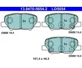 Sada brzdovch destiek ATE ‐ AT LD5654