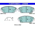 Sada brzdovch destiek ATE ‐ AT LD5658