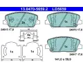 Sada brzdovch destiek ATE ‐ AT LD5659