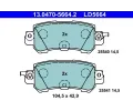 Sada brzdovch destiek ATE ‐ AT LD5664