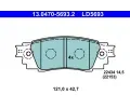Sada brzdovch destiek ATE ‐ AT LD5693