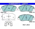 Sada brzdovch destiek ATE ‐ AT LD5777