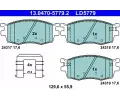 ATE Sada brzdovch destiek ATE Ceramic ‐ AT LD5779