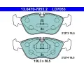 Sada brzdovch destiek ATE ‐ AT LD7053