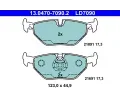 ATE Sada brzdovch destiek Ceramic ‐ AT LD7090