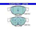 Sada brzdovch destiek ATE ‐ AT LD7158